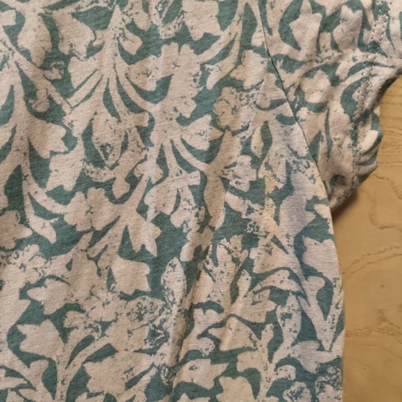 Peruvian  Connection L blue & white maxi floral cotton dress - Picture 5 of 16